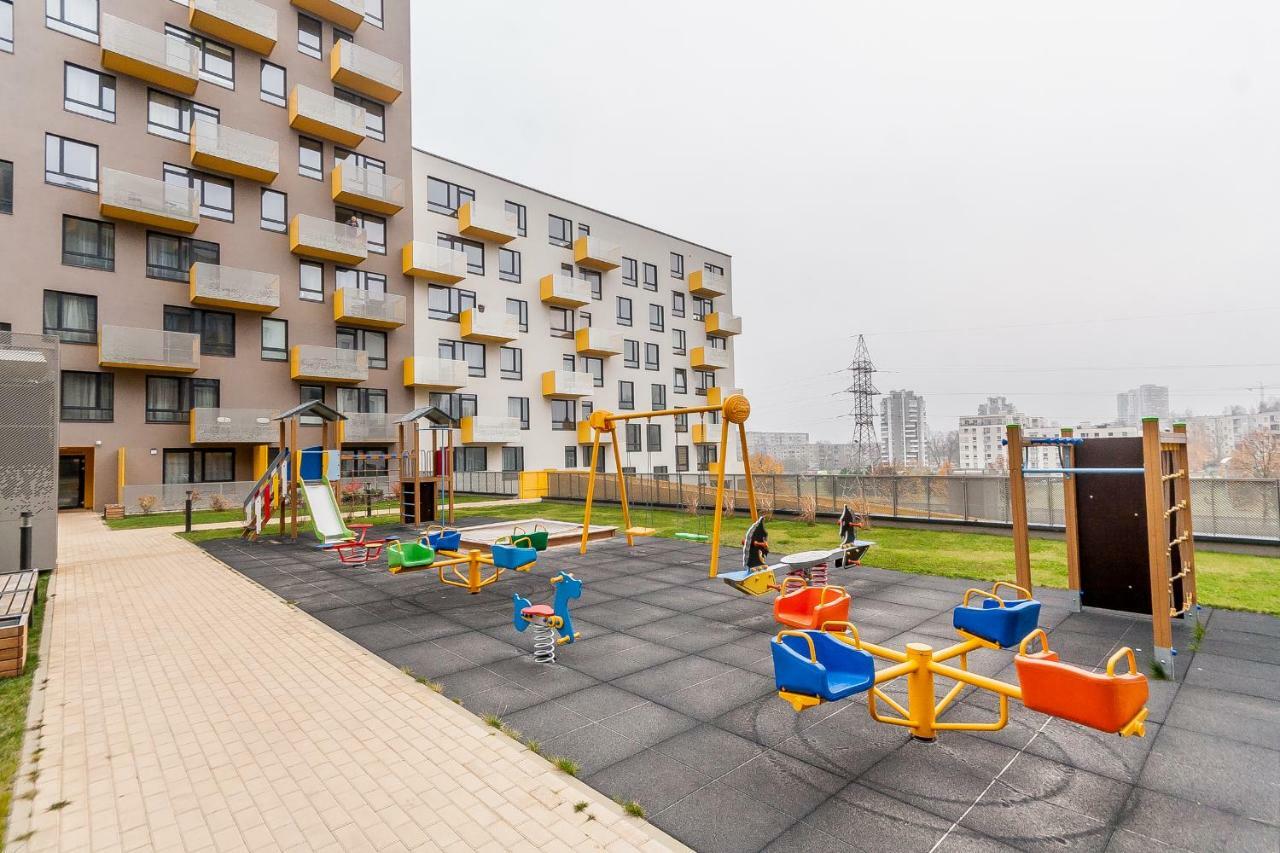 Apartments Vilnius 1 Near Center With A Roof Terrace And Parking 外观 照片